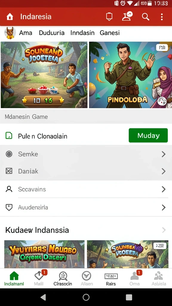 Tampilan antarmuka yang menarik dan intuitif.