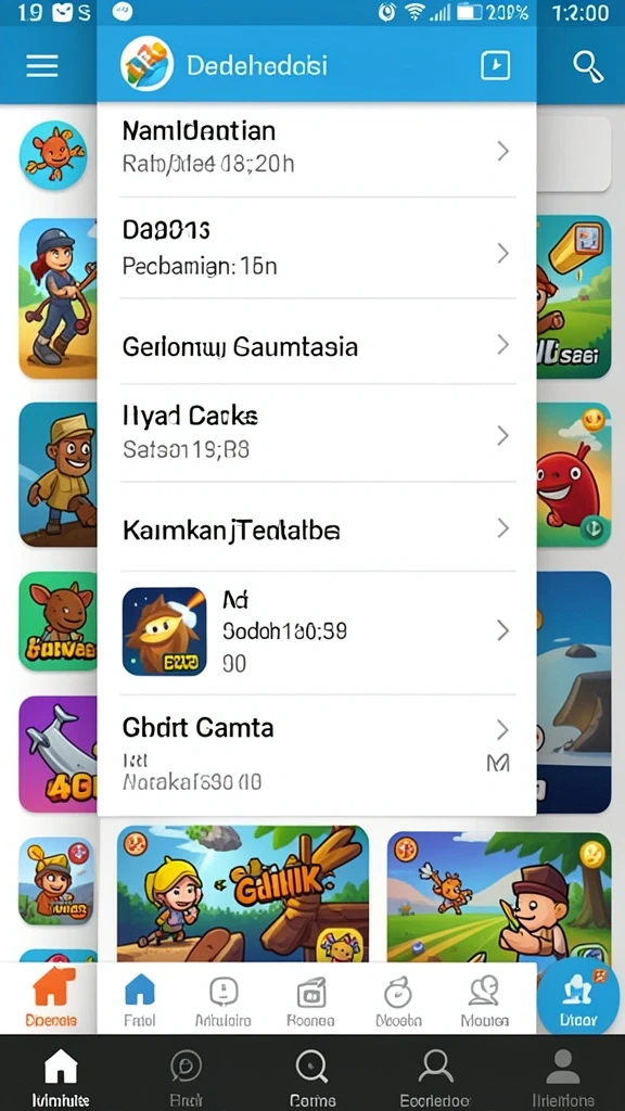 Tampilan awal yang ramah pengguna.