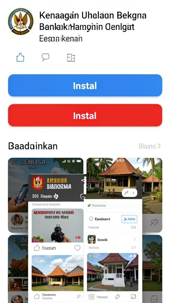 Screenshot 1: Menampilkan aksi seru di dalam permainan.