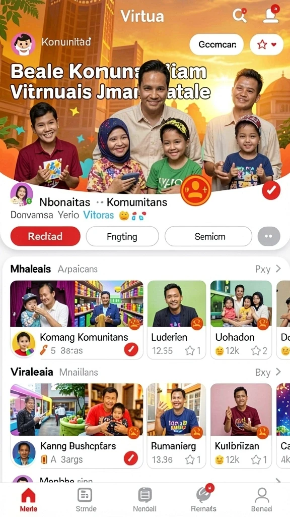 Tampilan utama aplikasi BATIK77 yang menarik.