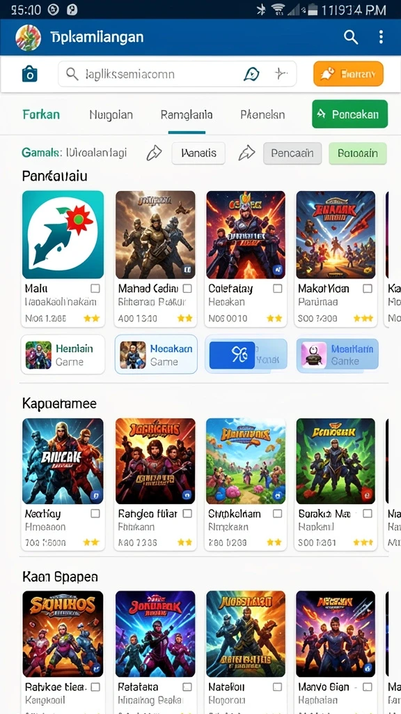 Tampilan antarmuka yang user-friendly dan menarik.