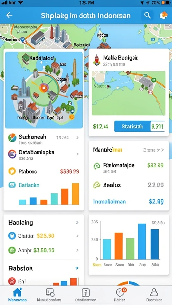 Pengaturan level dengan grafik yang memukau dan detail halus.