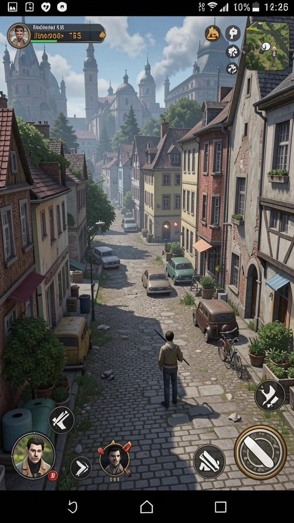 Screenshot saat bermain multiplayer, seru dan kompetitif.