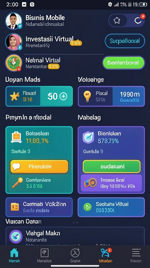 Karakter kustomisasi yang kreatif dan unik.