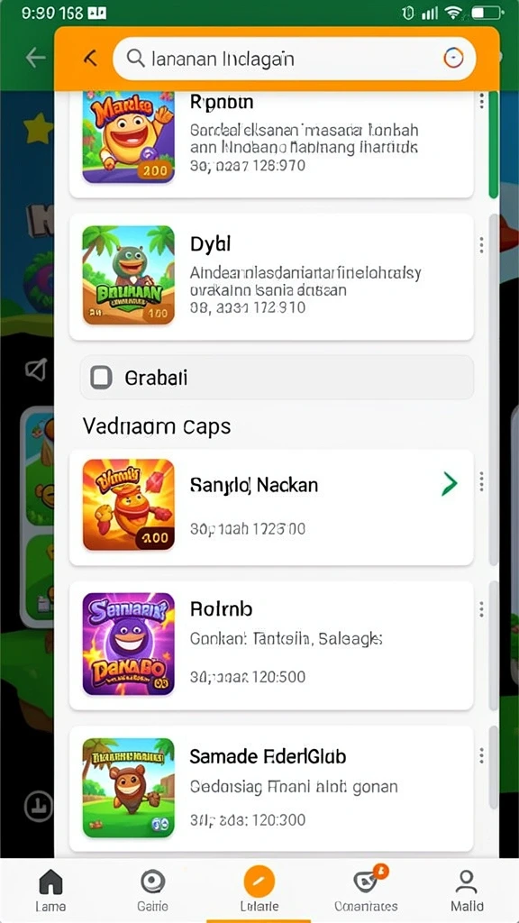 Beragam pilihan permainan yang seru dan menguntungkan.