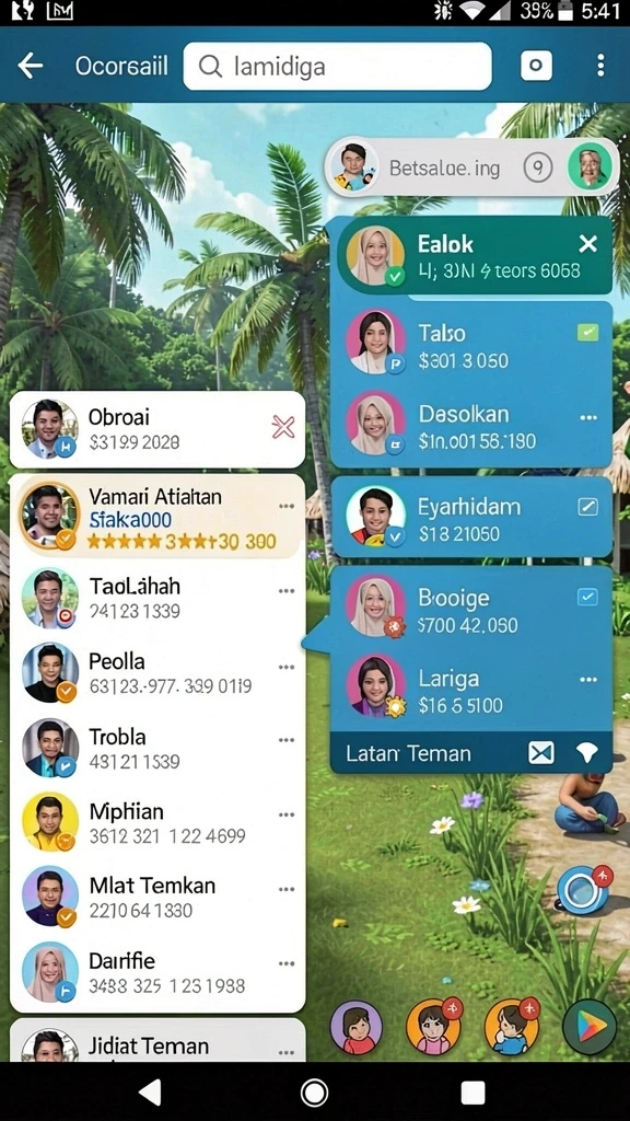Tampilan antarmuka yang user-friendly dan mudah dinavigasi.