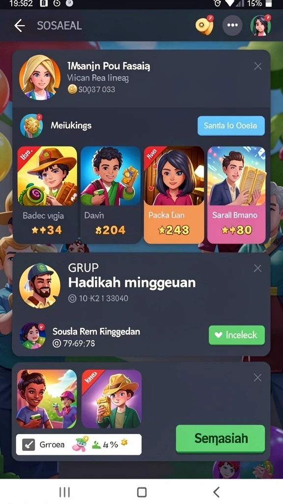Tantangan yang beragam dan menarik untuk diselesaikan.