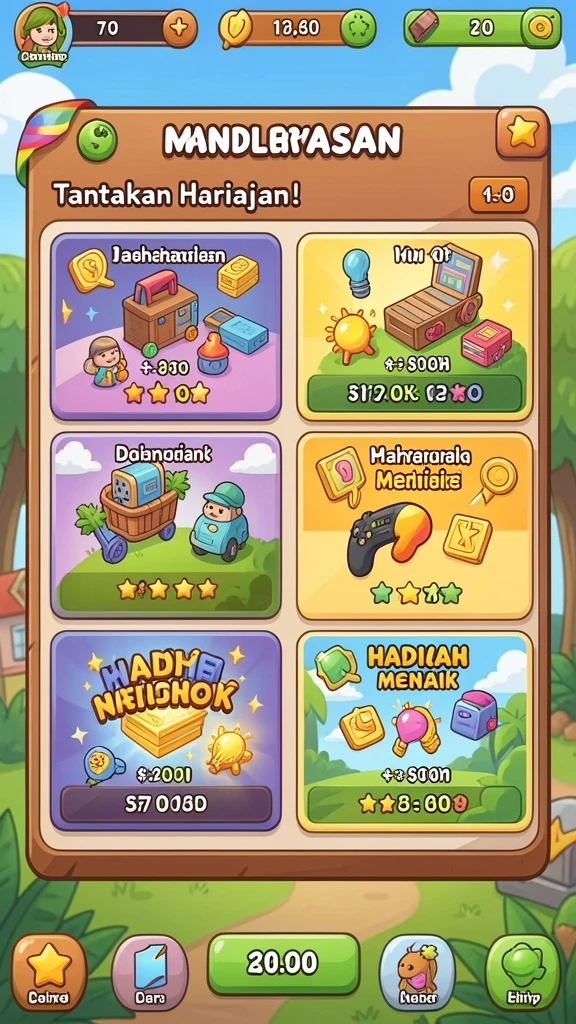 Tampilan utama aplikasi GOJEKVIP yang menarik.