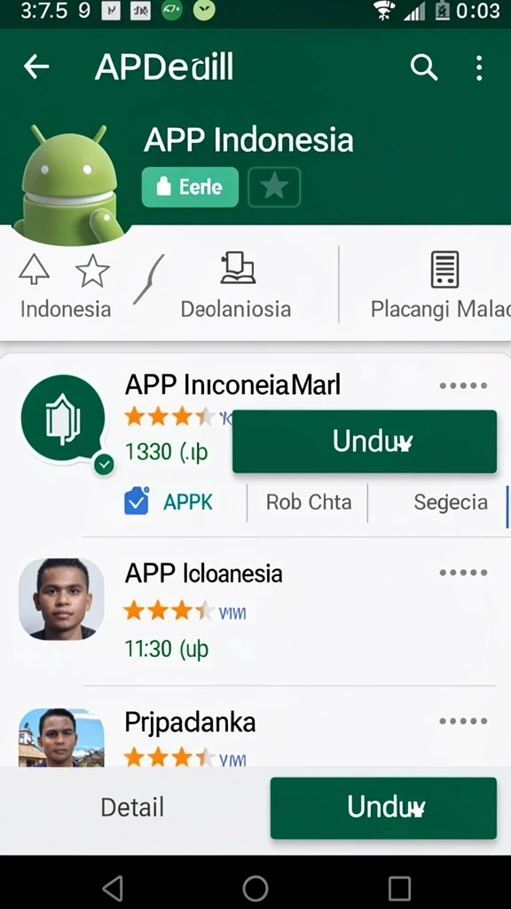 Tampilan antarmuka utama yang menarik.