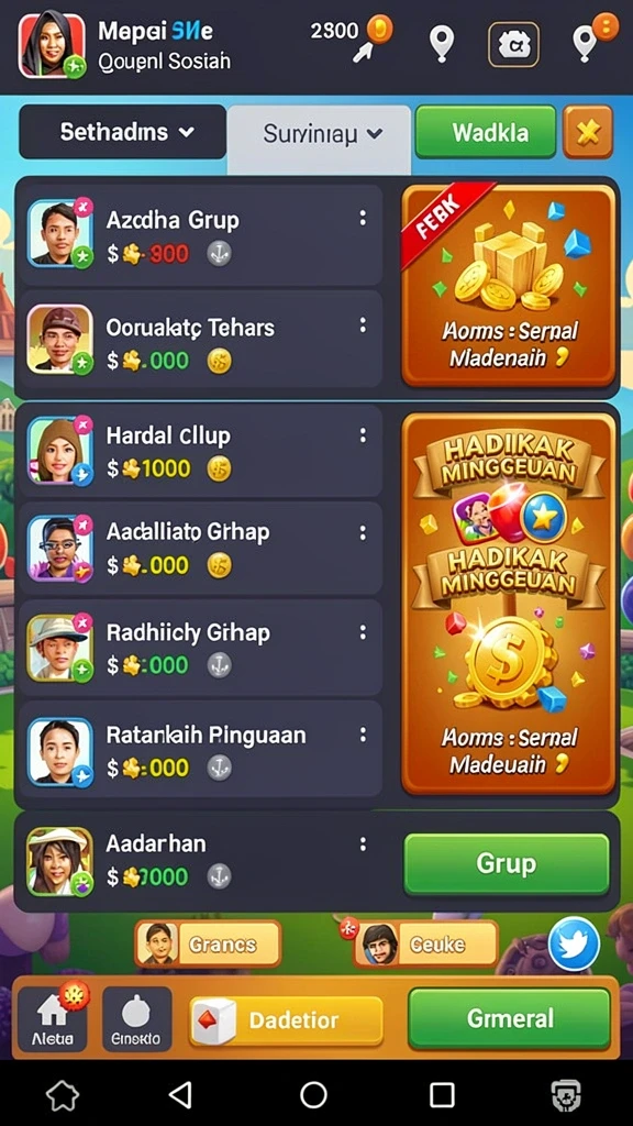 Mode permainan yang bervariasi dan menantang.