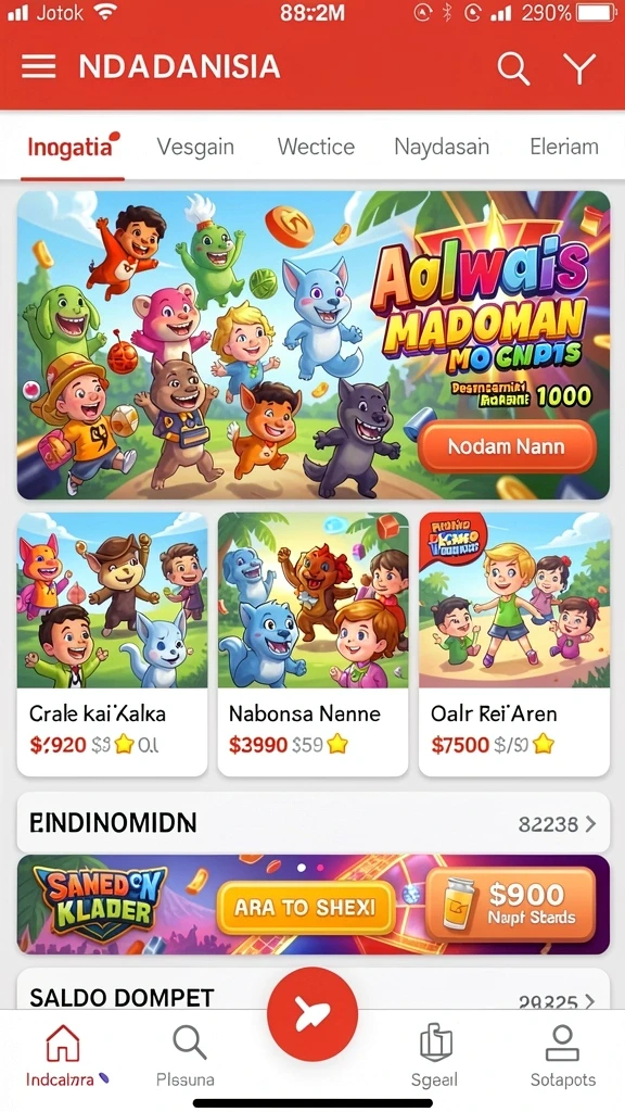 Tampilan antarmuka yang menarik dan user-friendly.