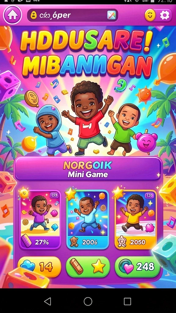 Level dengan grafik menawan dan banyak tantangan.