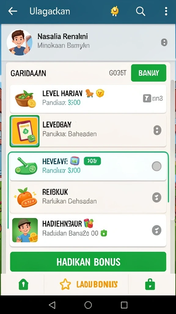 Screenshot 1: Tampilan antarmuka yang menarik dan mudah digunakan.