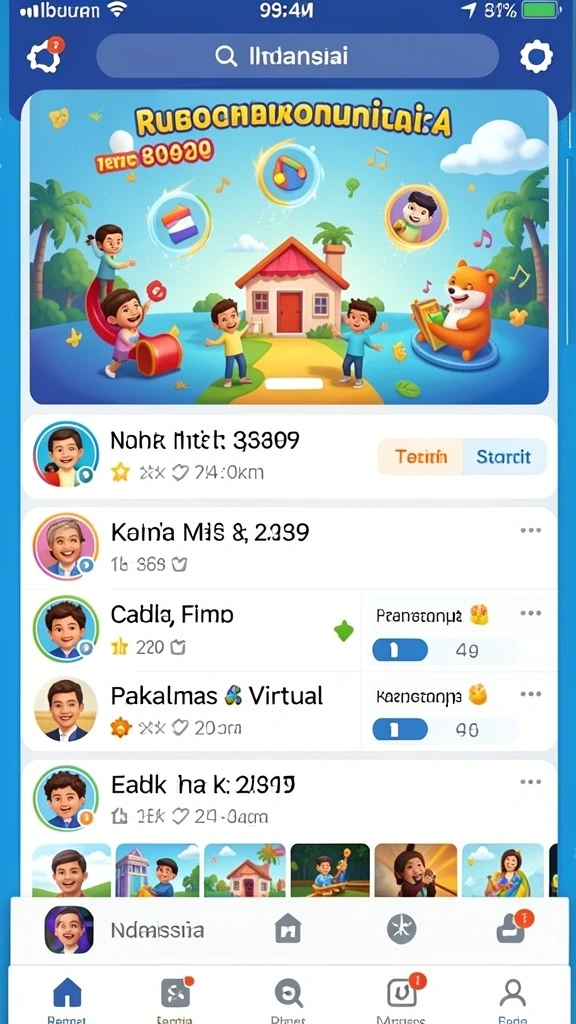 Grafis menarik yang memikat mata.