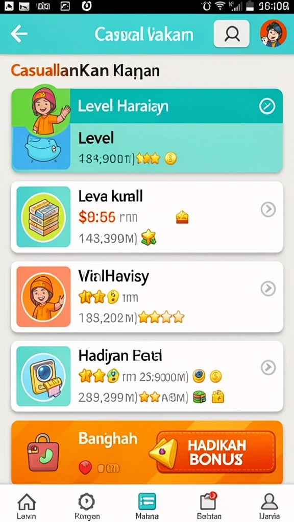 Screenshot menggambarkan fitur komunitas untuk berinteraksi antar pemain.