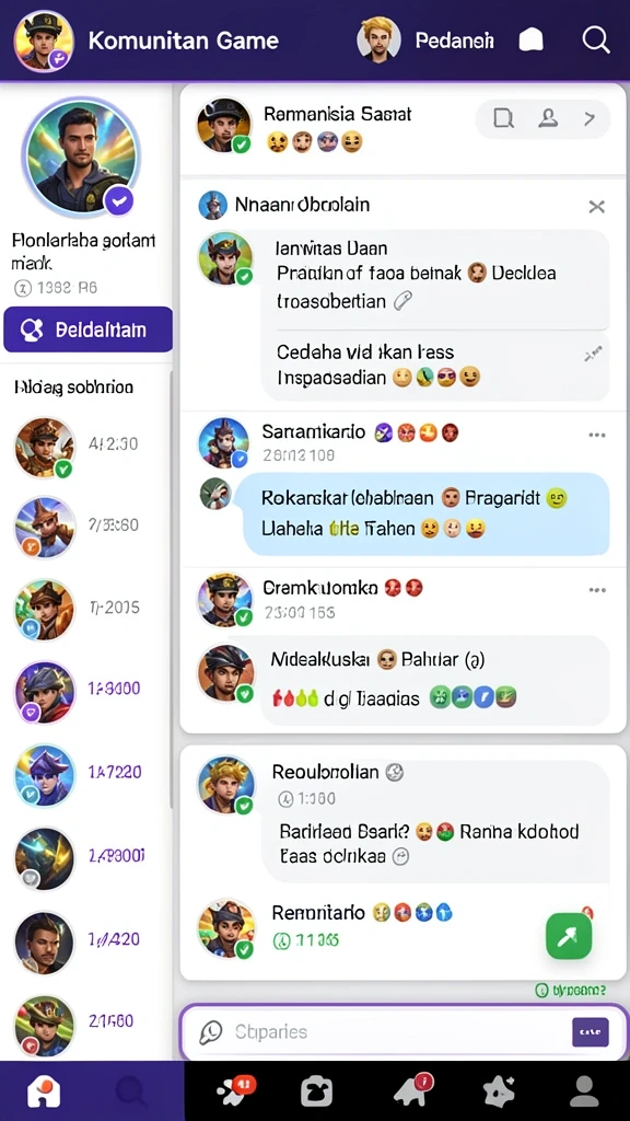 Karakter yang unik dan menghibur.