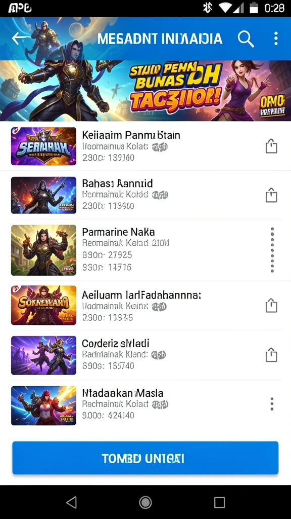 Tampilan antarmuka yang user-friendly dan mudah dinavigasi.