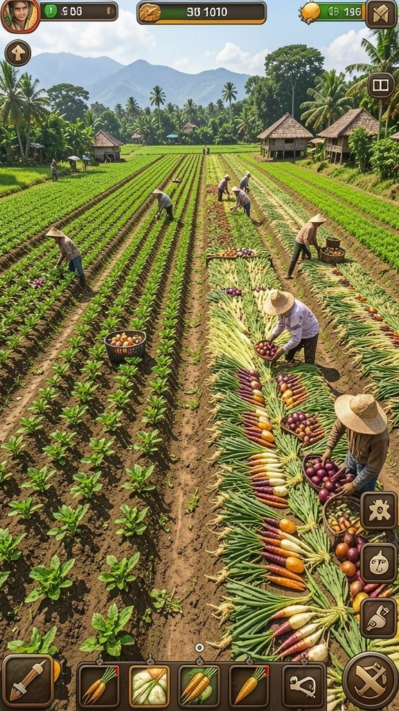 Tampilan grafis yang menarik dan ceria.