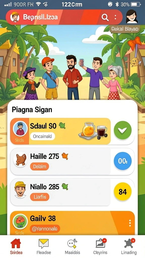 Tangkapan layar menggambarkan petualangan mendebarkan dalam ODDIGO.