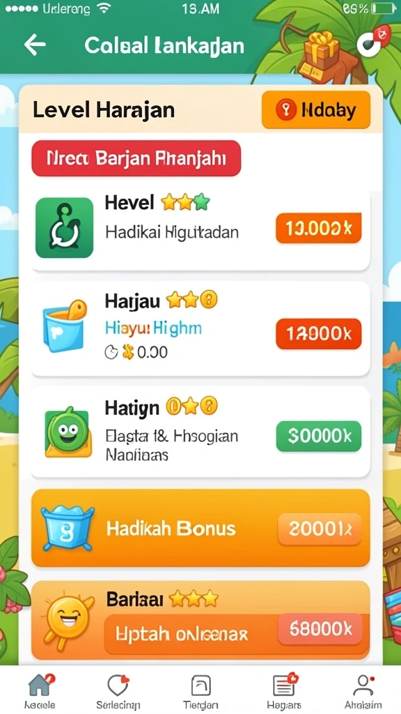 Fitur live streaming untuk taruhan olahraga.