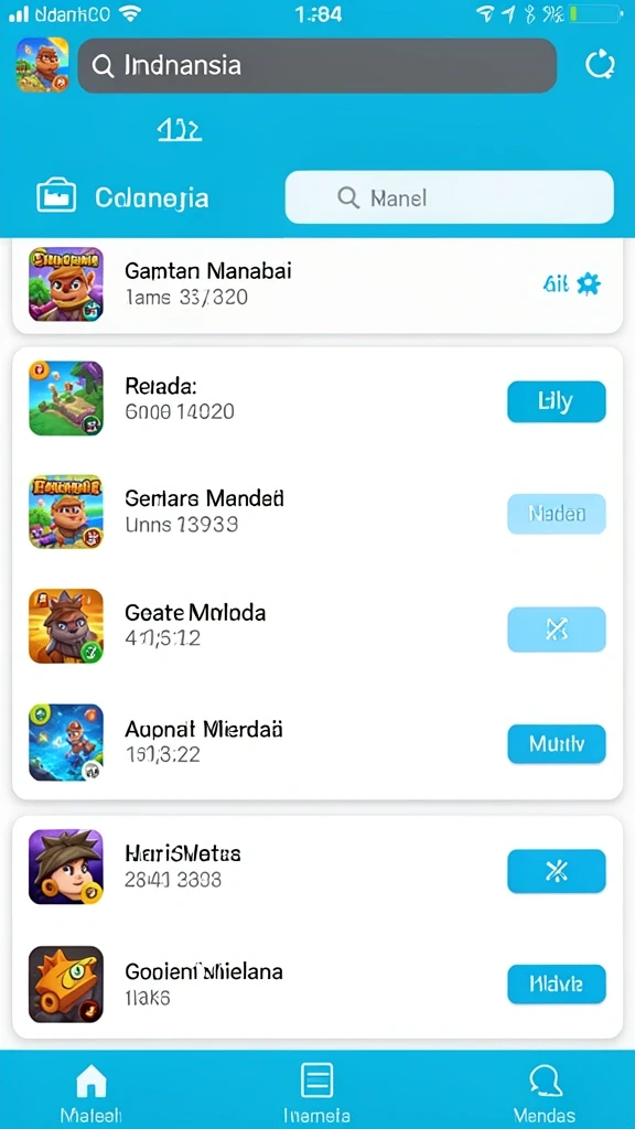 Tampilan permainan yang menawan dan menarik.