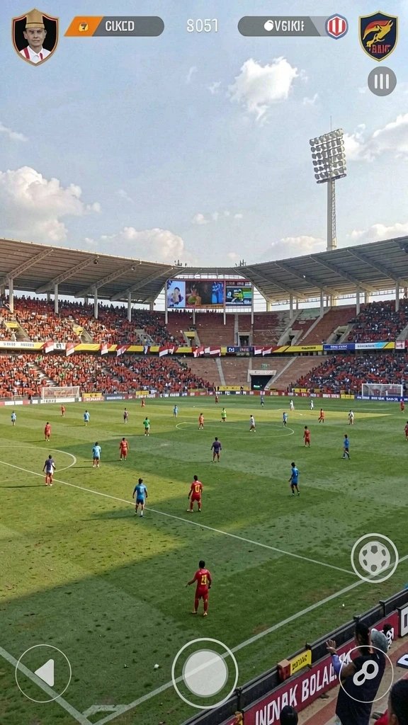 Grafis warna-warni yang menyenangkan untuk mata.