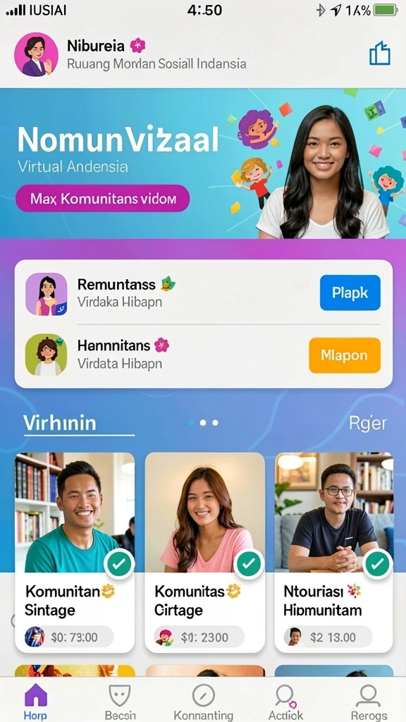 Tampilan antarmuka yang mudah digunakan dan menarik.