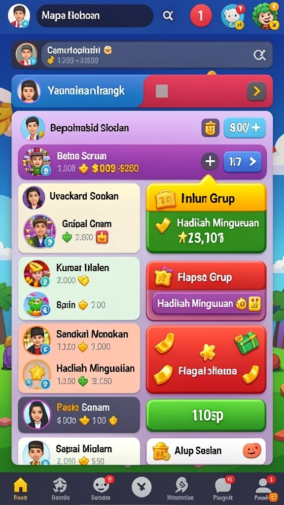 Tampilan antarmuka yang ramah pengguna.