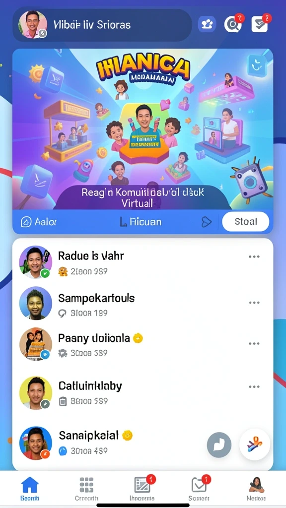 Fitur multiplayer yang memungkinkan bermain dengan teman.