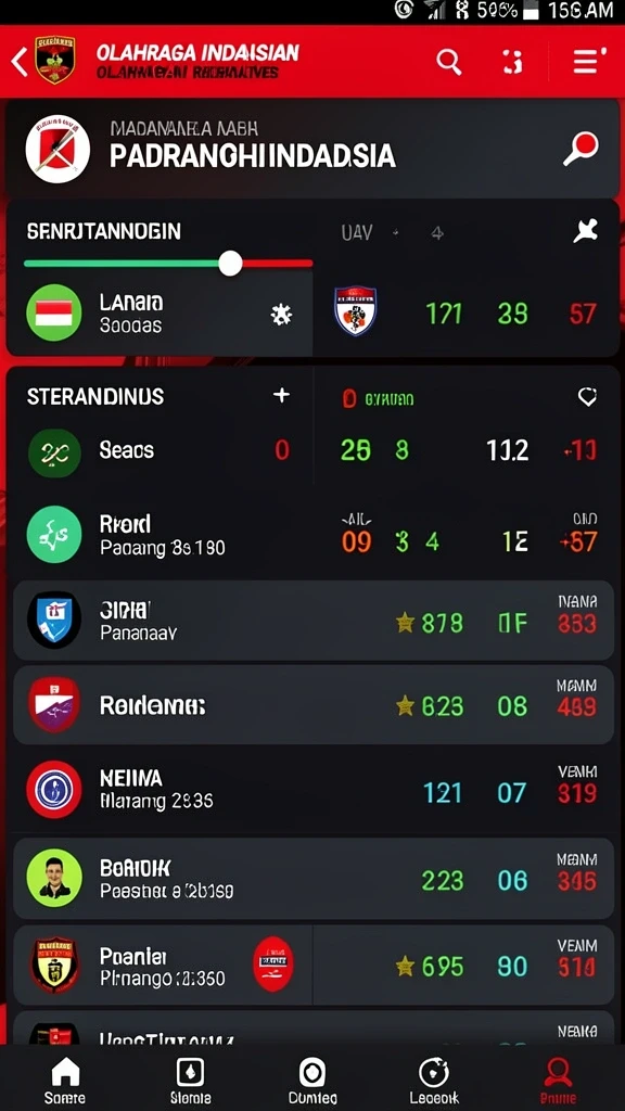 Screenshot ini menunjukkan leaderboard dengan skor pemain.