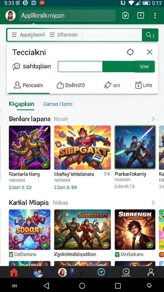 Tampilan utama SEHOKI yang atraktif dan penuh warna.