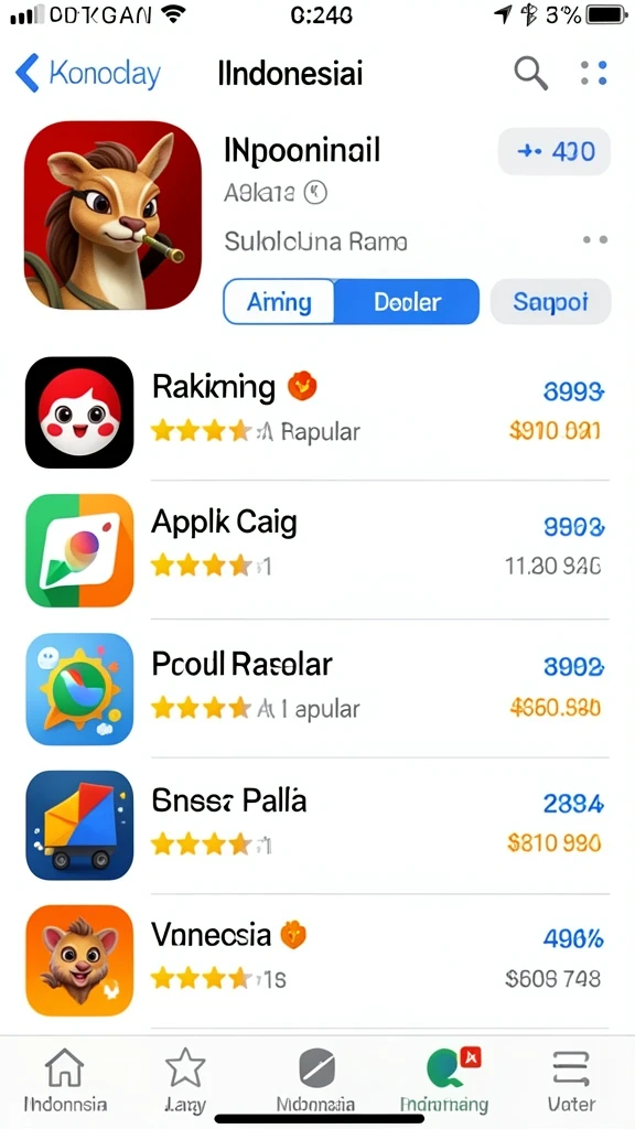 Beragam pilihan permainan menarik untuk dinikmati.