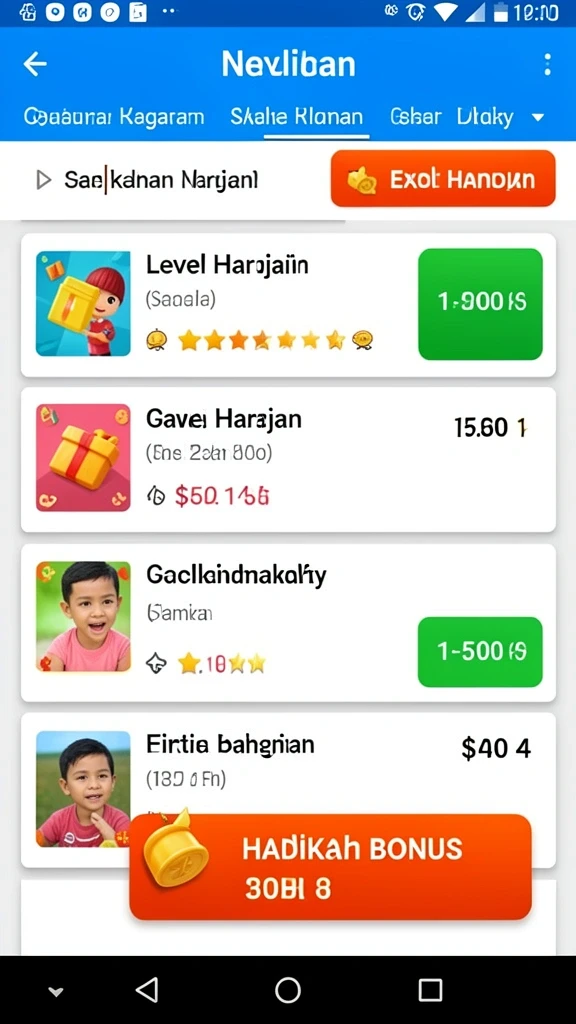 Beragam pilihan permainan slot yang menarik.