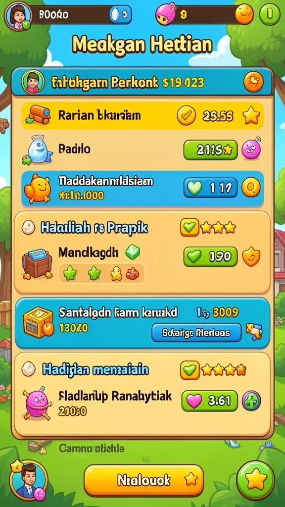 Tangkapan layar antarmuka yang ramah pengguna.