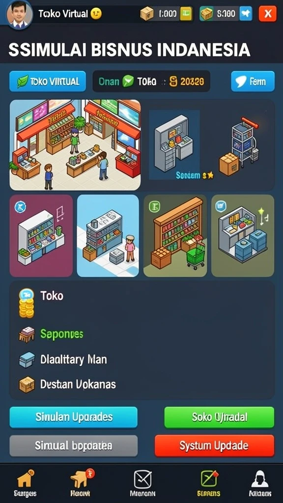 Tampilan antarmuka yang intuitif dan menarik.