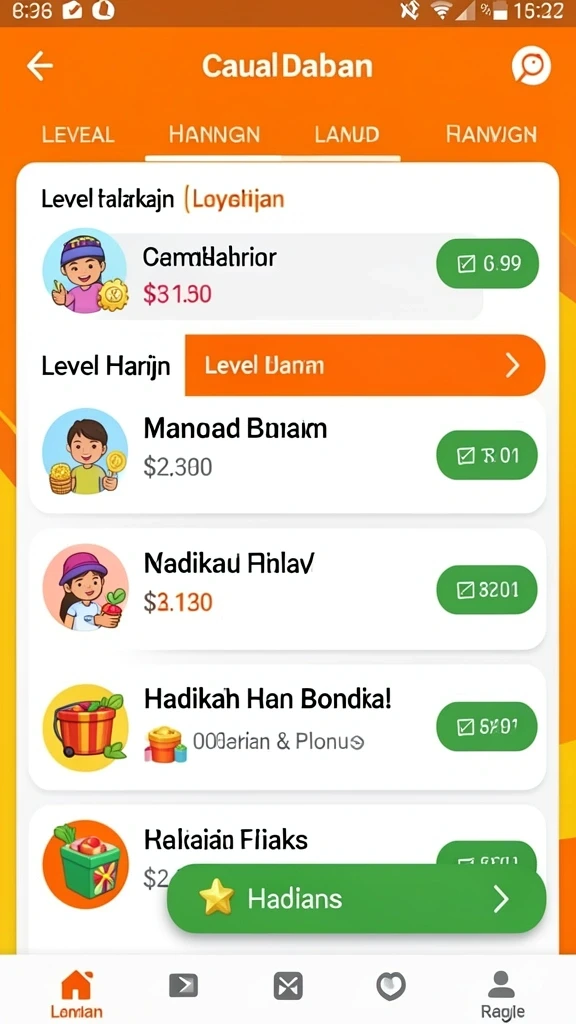 Tampilan antarmuka yang menarik dan mudah digunakan.