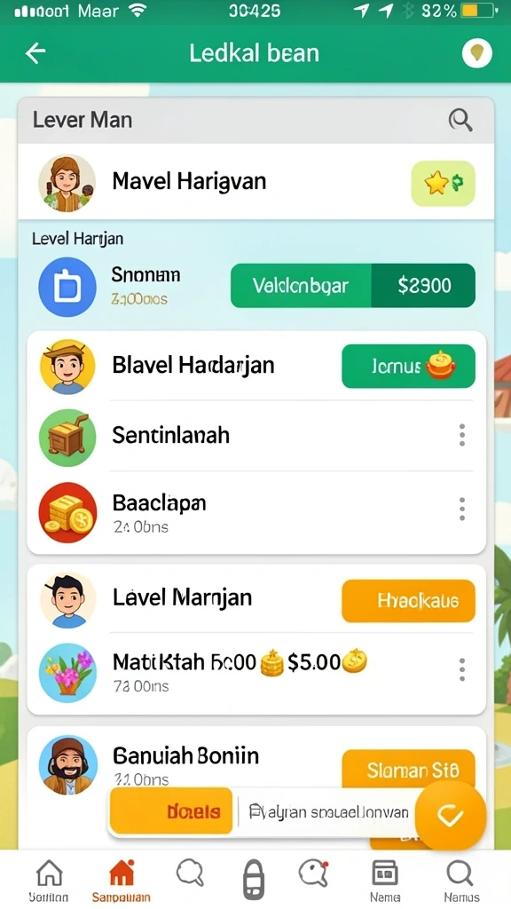 Mode permainan yang seru dan beragam tantangan.