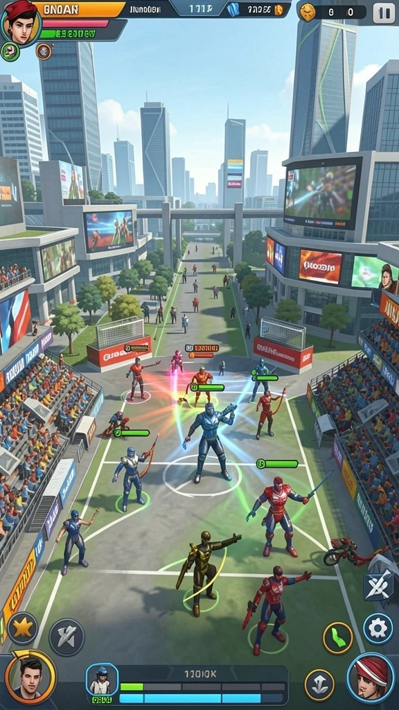 Fitur multiplayer memungkinkan bermain dengan teman.