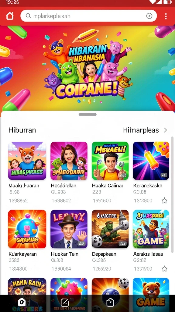 Fitur turnamen yang menambah keseruan bermain.